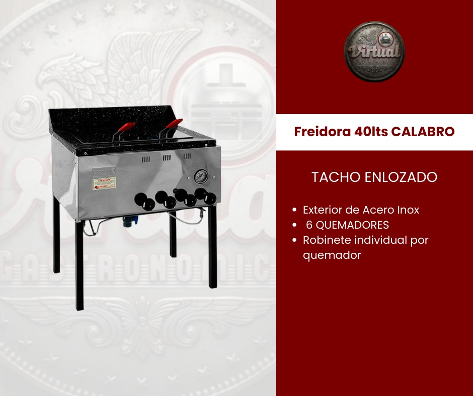 Freidora 40 L Calabro